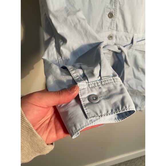 J.Crew Foundry Chino Short Coveralls in Blue Size 8 - Picture 5 of 14